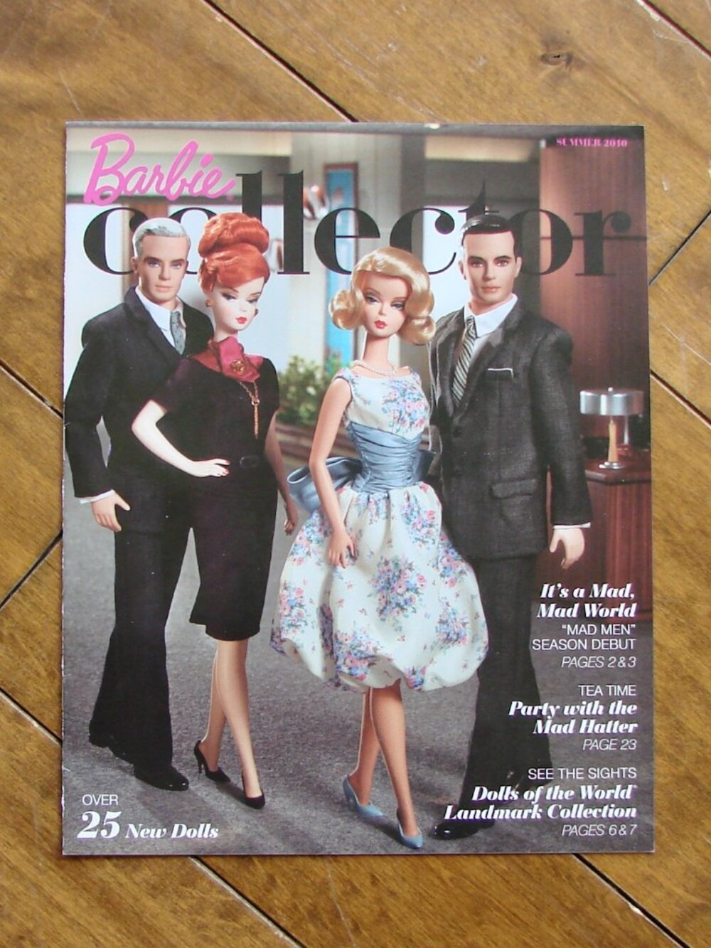 Barbie Collector Catalog Summer 2010 Mad Men Mad Hatter Palm Beach Twilight
